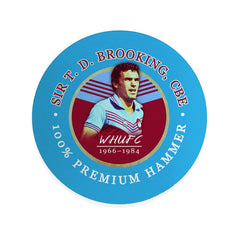 West Ham Brooking - Football Coaster - Square Or Circle