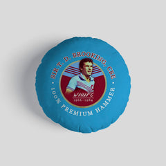 West Ham Brooking - Football Legends - Circle Cushion 14inch