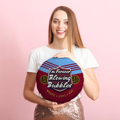 West Ham Bubbles - Football Legends - Circle Cushion 14inch