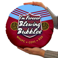 West Ham Bubbles - Football Legends - Circle Cushion 14inch