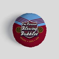 West Ham Bubbles - Football Legends - Circle Cushion 14inch