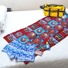 West Ham - Football Legends - Microfibre Beach Towel - 150cm x 75cm