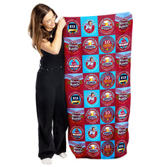 West Ham - Football Legends - Microfibre Beach Towel - 150cm x 75cm