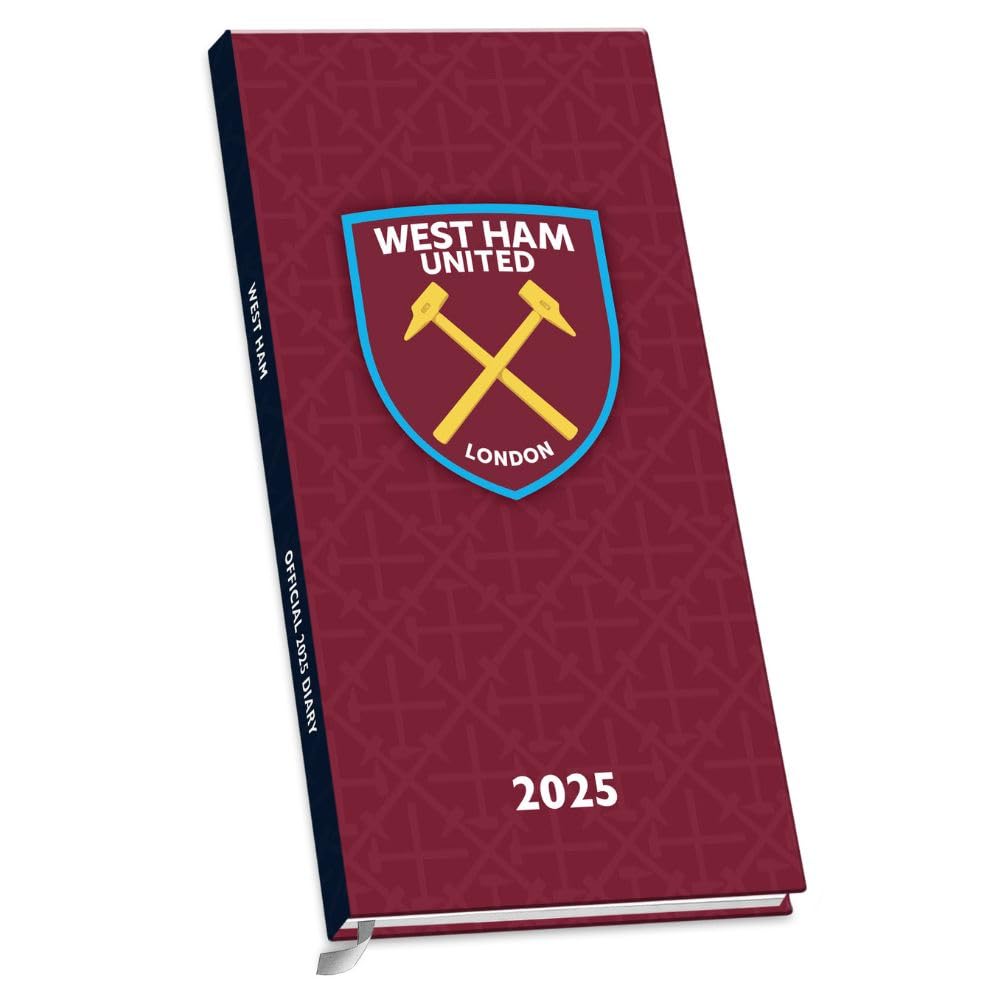 West Ham United FC Slim Diary 2025