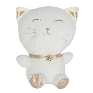 White Cat Door Stop