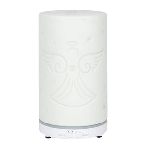 White Ceramic Guardian Angel Electric Aroma Diffuser