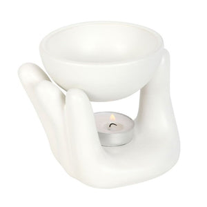 White Hand Ceramic Oil Burner