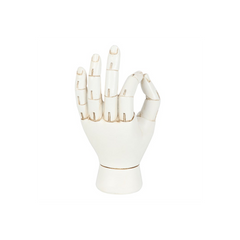 White Palmistry Hand Ornament