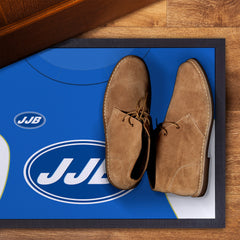 Wigan 2006 Home Shirt - Personalised Retro Door Mat - 60cm x 40cm