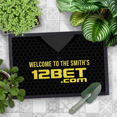 Wigan 2013 Away Shirt - Personalised Retro Door Mat - 60cm x 40cm