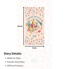 Winnie The Pooh Slim Diary 2026