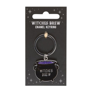 Witches Brew Cauldron Keyring