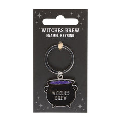 Witches Brew Cauldron Keyring