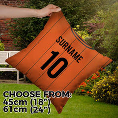 Wolverhampton - 1982 Home Shirt - 45cm or 61cm Retro Showerproof Outdoor Cushion