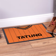 Wolverhampton 1982 Home Shirt - Personalised Retro Door Mat - 60cm x 40cm