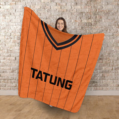 Wolverhampton - 1982 Home Shirt - Retro Fleece Blanket