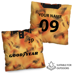 Wolverhampton - 1993 Home Shirt - 45cm or 61cm Retro Showerproof Outdoor Cushion