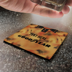 Wolverhampton 1993 Home Shirt - Personalised Drink Coaster - Square Or Circle