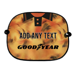 Wolverhampton 1993 Home Shirt - Personalised Retro Football Car Sun Shade - Set of 2