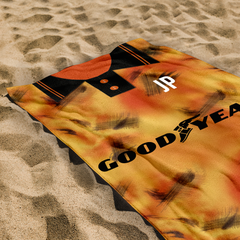 Wolverhampton - 1993 Home Shirt - Personalised Retro Lightweight, Microfibre Beach Towel - 150cm x 75cm