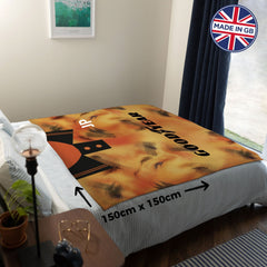 Wolverhampton - 1993 Home Shirt - Retro Fleece Blanket
