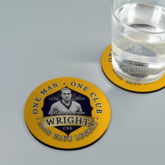 Wolverhampton Billy Wright - Football Coaster - Square Or Circle