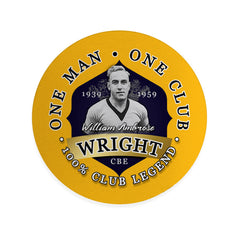 Wolverhampton Billy Wright - Football Coaster - Square Or Circle