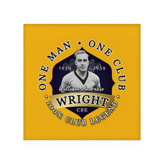 Wolverhampton Billy Wright - Football Coaster - Square Or Circle