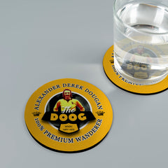 Wolverhampton Derek Dougan - Football Coaster - Square Or Circle