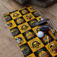 Wolverhampton - Football Legends - Retro Lightweight, Microfibre Golf Towel
