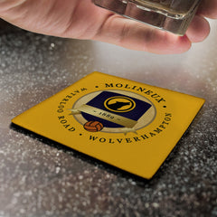 Wolverhampton Molineux - Football Coaster - Square Or Circle