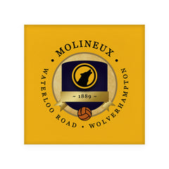 Wolverhampton Molineux - Football Coaster - Square Or Circle