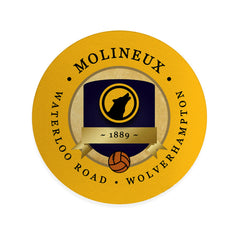 Wolverhampton Molineux - Football Coaster - Square Or Circle