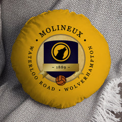 Wolverhampton Molineux - Football Legends - Circle Cushion 14inch