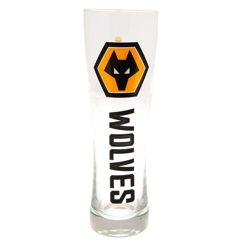 Wolverhampton Wanderers FC Tall Beer Glass