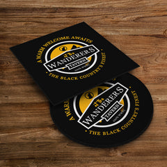 Wolverhampton Welcome - Football Coaster - Square Or Circle
