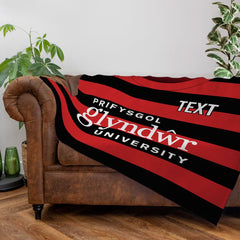 Wrexham 2014 Home Shirt - Personalised Retro Fleece Blanket 150cm X 150cm