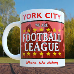 York City Promoted To Football League Mug 2026 Souvenir Cup