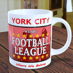 York City Promoted To Football League Mug 2026 Souvenir Cup