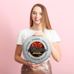 Yorkshire Cricket Legend  - Legend Collection - Circle Cushion 14inch