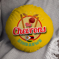Zimbabwe Chevrons  - Legend Collection - Circle Cushion 14inch