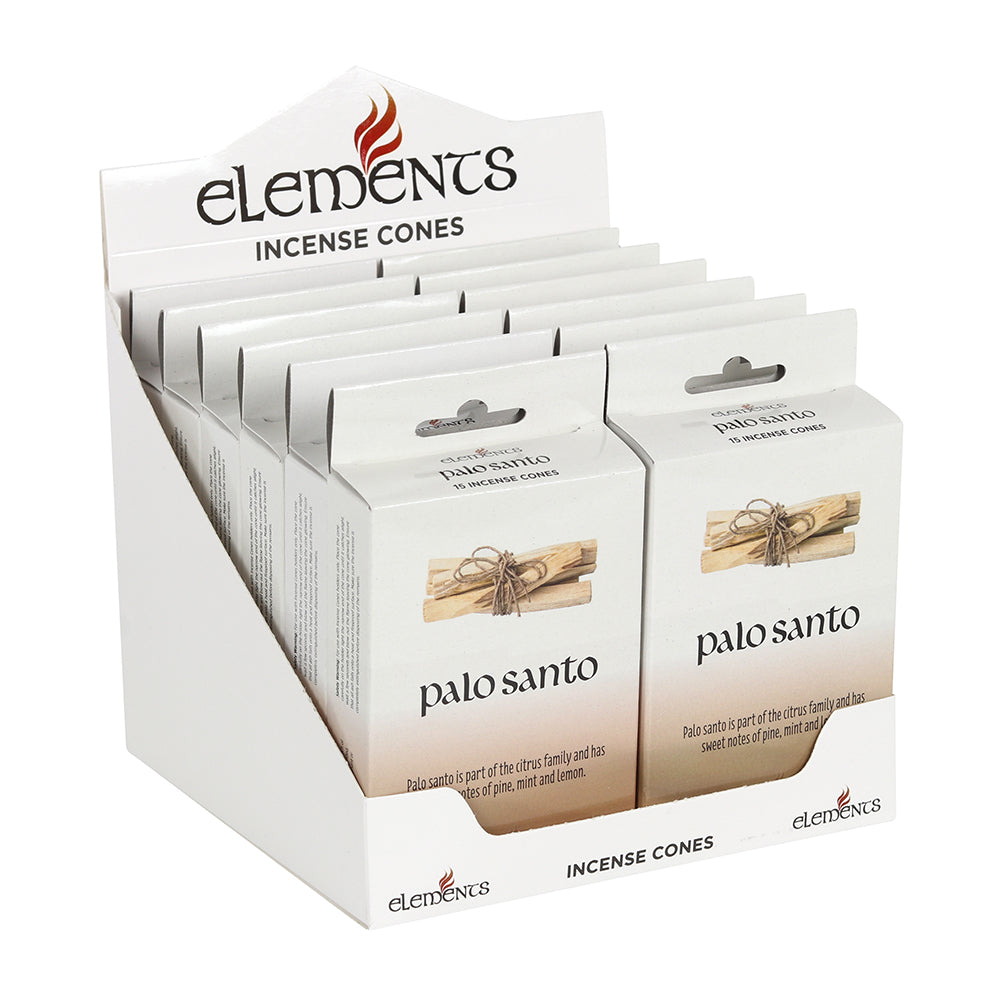 12 Packs of Elements Palo Santo Incense Cones