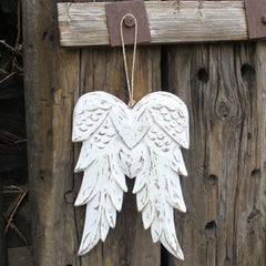 Hand Crafted Double Angel Wing - 31cm - Home Decorations
