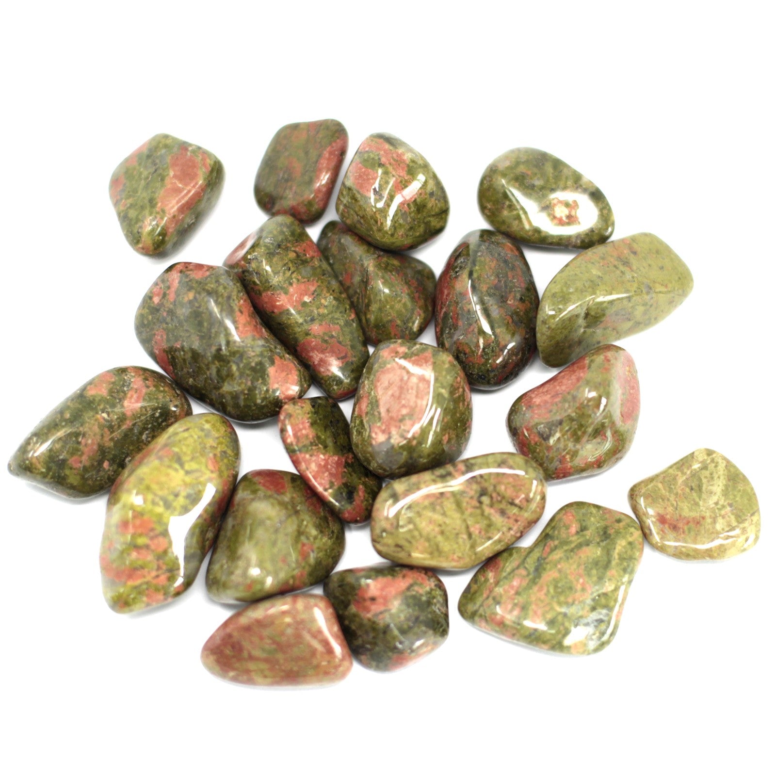 African Gemstone Unakite - Gemstones & Crystals