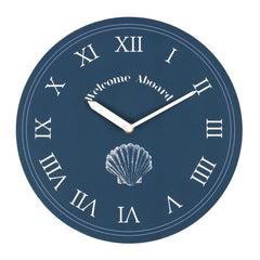 28cm Welcome Aboard Wall Clock