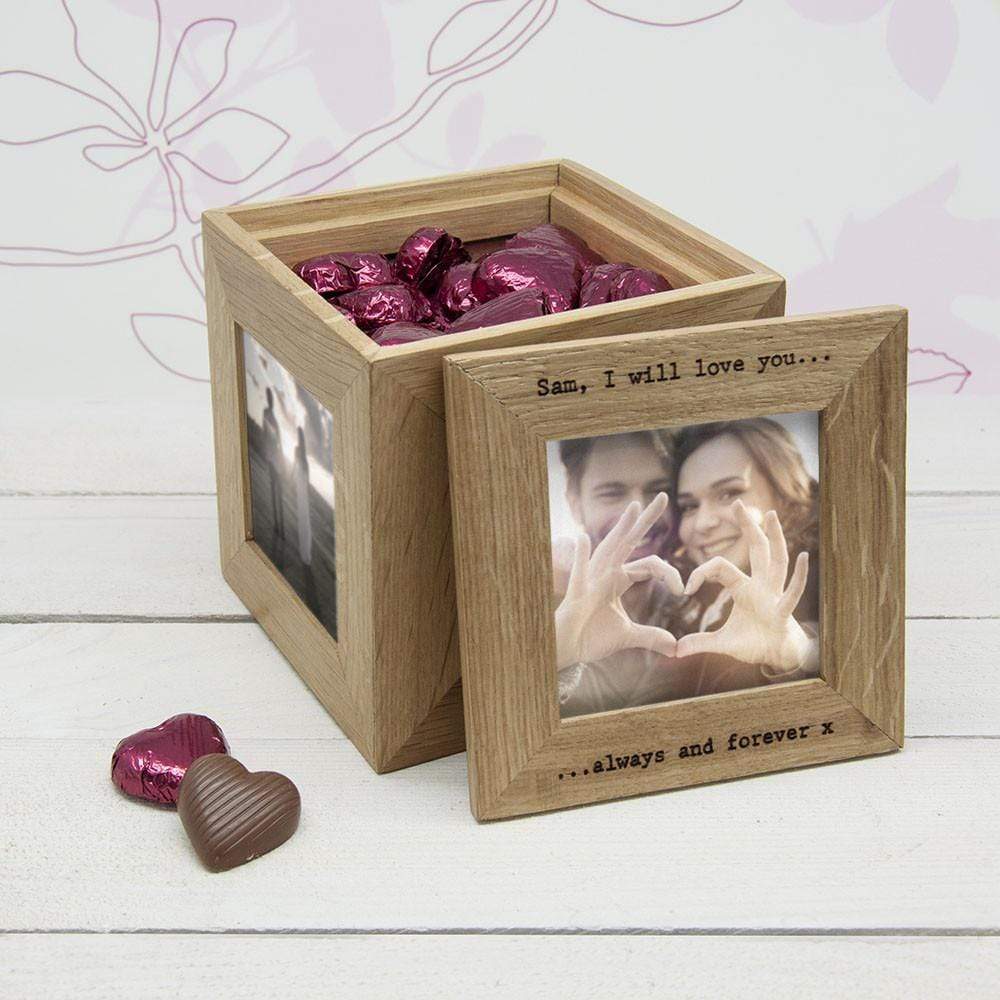 30 Days of Kisses Oak Photo Cube - Official Merchandise Gifts