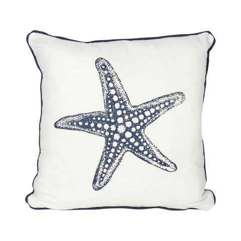 35cm Square Starfish Cushion