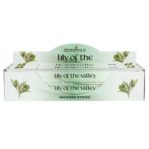 6 Packs of Elements Lily of the Valley Incense Sticks