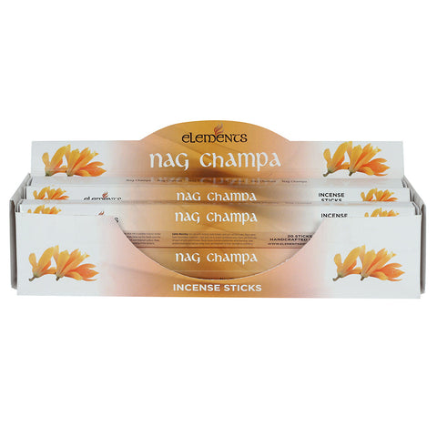 6 Packs of Elements Nag Champa Incense Sticks