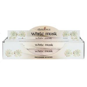 6 Packs of Elements White Musk Incense Sticks